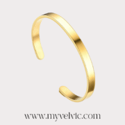 Stainless steel Gold cuff bracelet