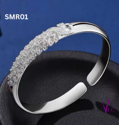 Peacock Style Retro- Silver Opening (SMR01)